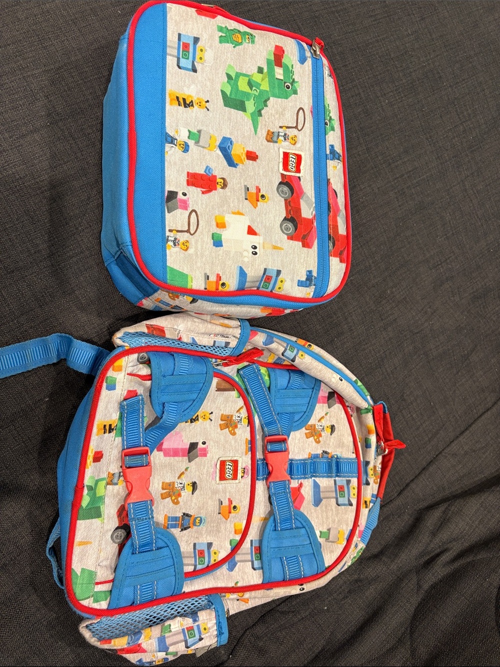Pottery barn mini backpack and lunchbox